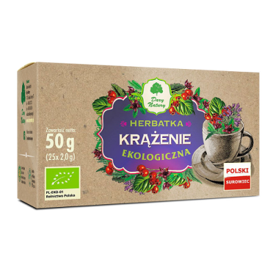 Herbatka Krążenie EKO (25x2g) Dary Natury