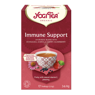 HERBATKA NA ODPORNOŚĆ (IMMUNE SUPPORT) BIO (17 x 2 g) 34 g - YOGI TEA
