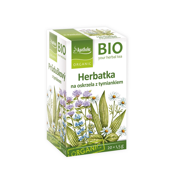 HERBATKA NA OSKRZELA Z TYMIANKIEM BIO (20 x 1,5 g) 30 g - APOTHEKE