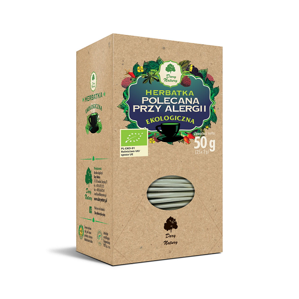 Herbatka Polecana przy alergii EKO 25x2g