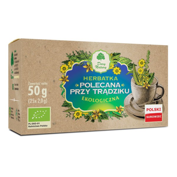 Herbatka Polecana przy trądziku EKO 25x2g