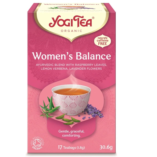 HERBATKA DLA KOBIET - RÓWNOWAGA (WOMEN'S BALANCE) BIO (17 x 1,8 g) 30,6 g - YOGI TEA