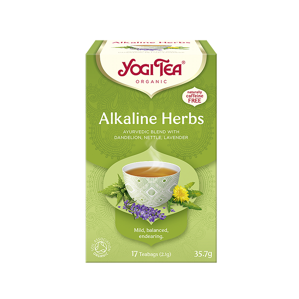 HERBATKA ZIOŁA ALKALICZNE (ALKALINE HERBS) BIO (17 x 2,1 g) 35,7 g - YOGI TEA