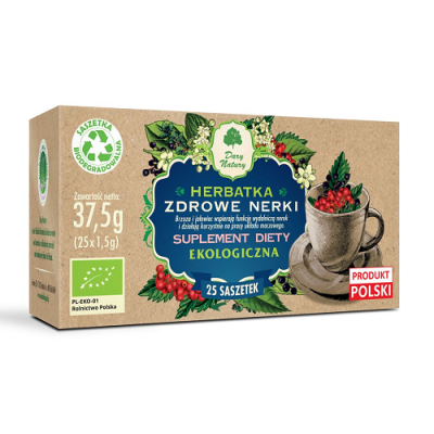 Herbatka Zdrowe nerki EKO 25x1,5g - Suplement diety
