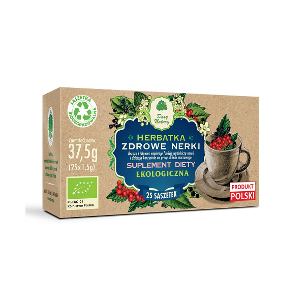 Herbatka Zdrowe nerki EKO 25x1,5g - Suplement diety
