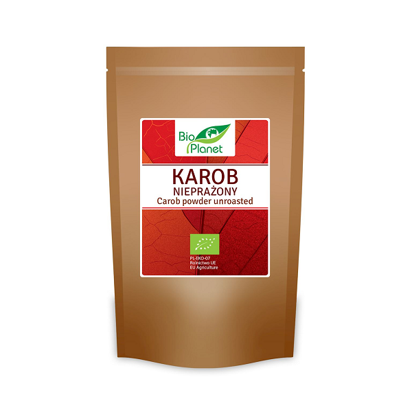 KAROB NIEPRAŻONY SPROSZKOWANY BIO 200 g - BIO PLANET
