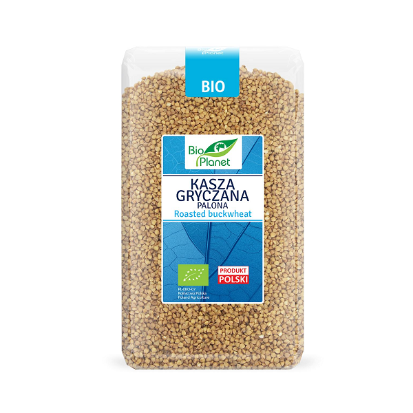 KASZA GRYCZANA PALONA BIO 1 kg - BIO PLANET