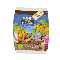 CIASTKA Z CZEKOLADĄ MINI JUNGLE BIO 100 g - BIO ANIA