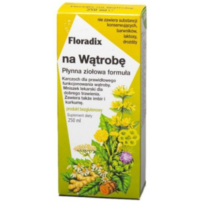 Na Wątrobę płynna formuła bezglutenowa 250ml Floradix