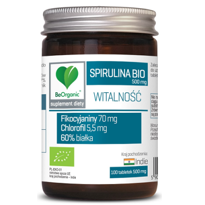 Spirulina BIO 100tab BeOrganic