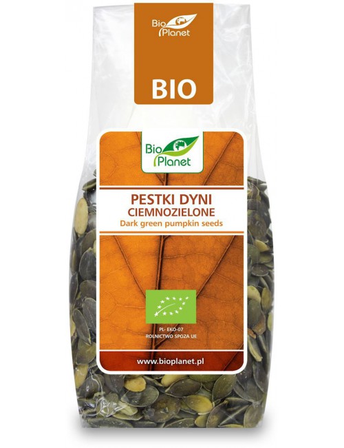 PESTKI DYNI CIEMNOZIELONE (UPRAWIANE W EUROPIE) BIO 150 g - BIO PLANET
