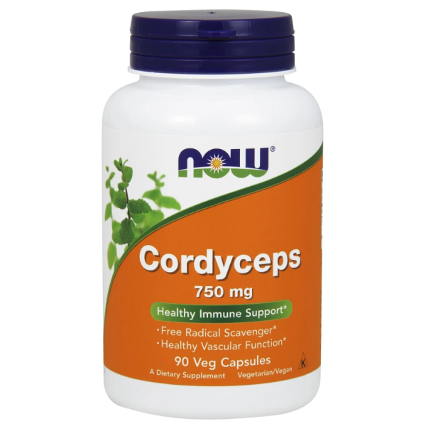Cordyceps 750mg 90 kapsułek Now Foods