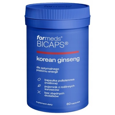 Żeń-szeń koreański (Panax Ginseng) 60kaps Bicaps