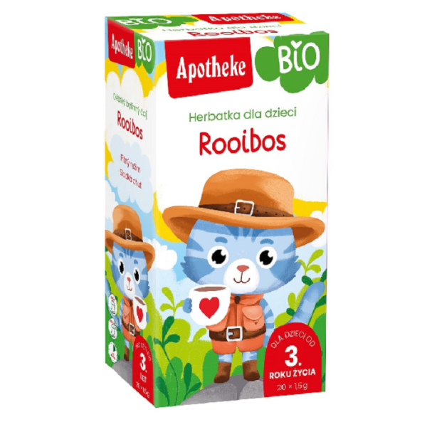 HERBATKA DLA DZIECI - ROOIBOS BIO (20 x 1,5 g) 30 g - APOTHEKE
