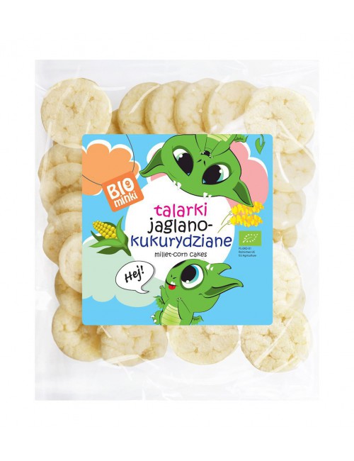 TALARKI JAGLANO-KUKURYDZIANE BIO 55 g - BIOMINKI