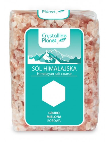 SÓL HIMALAJSKA RÓŻOWA GRUBO MIELONA 600 g - CRYSTALLINE PLANET