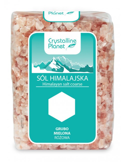 SÓL HIMALAJSKA RÓŻOWA GRUBO MIELONA 600 g - CRYSTALLINE PLANET