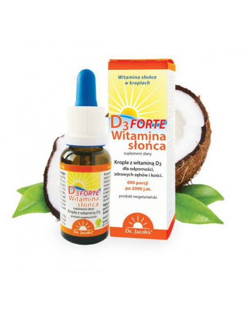 Witamina D3 Forte 2000IU 20ml Dr Jacobs