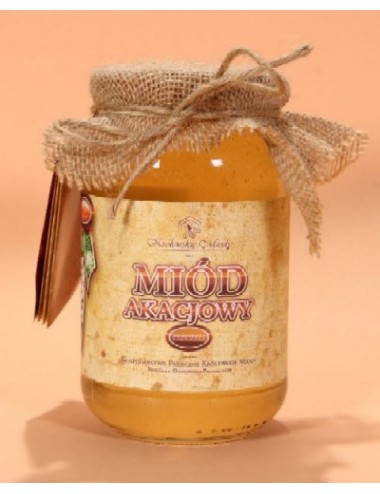 Miód akacjowy 1,25kg Królewskie Miody
