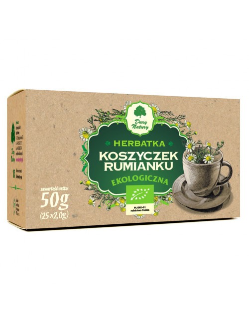 Rumianek koszyczek EKO (25x2g) Dary Natury