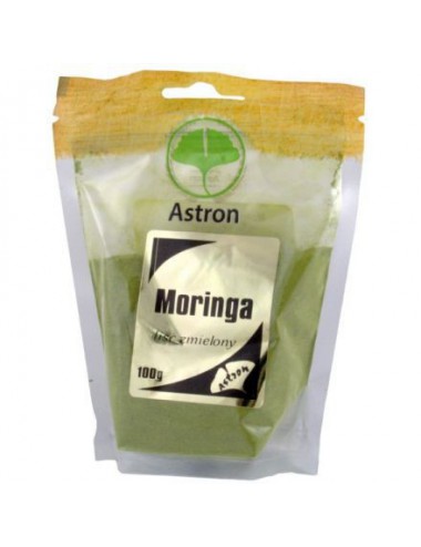 Moringa (drzewo chrzanowe) liście mielone 100g Astron