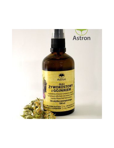 Olej żywokostowy z gojnikiem 100ml Astron