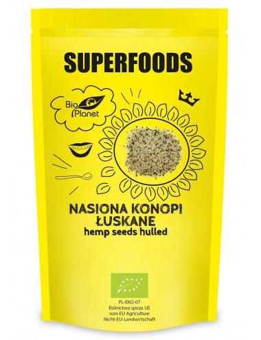 NASIONA KONOPI ŁUSKANE BIO 200 g - BIO PLANET