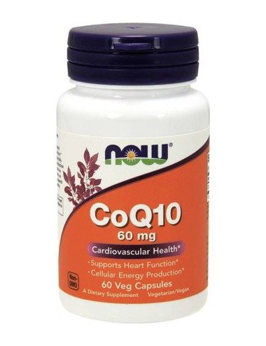 Koenzym Q10 (ubichinon) CoQ10 60mg 60kaps Now Foods