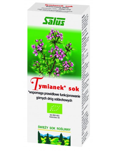Tymianek sok 200ml Salus