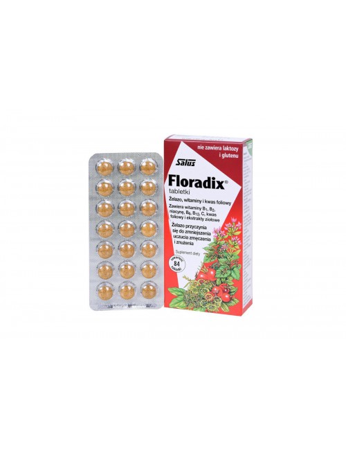 Żelazo i witaminy 84tabl Floradix